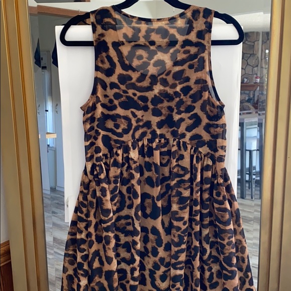 Leopard print tunic/dress - Picture 2 of 2